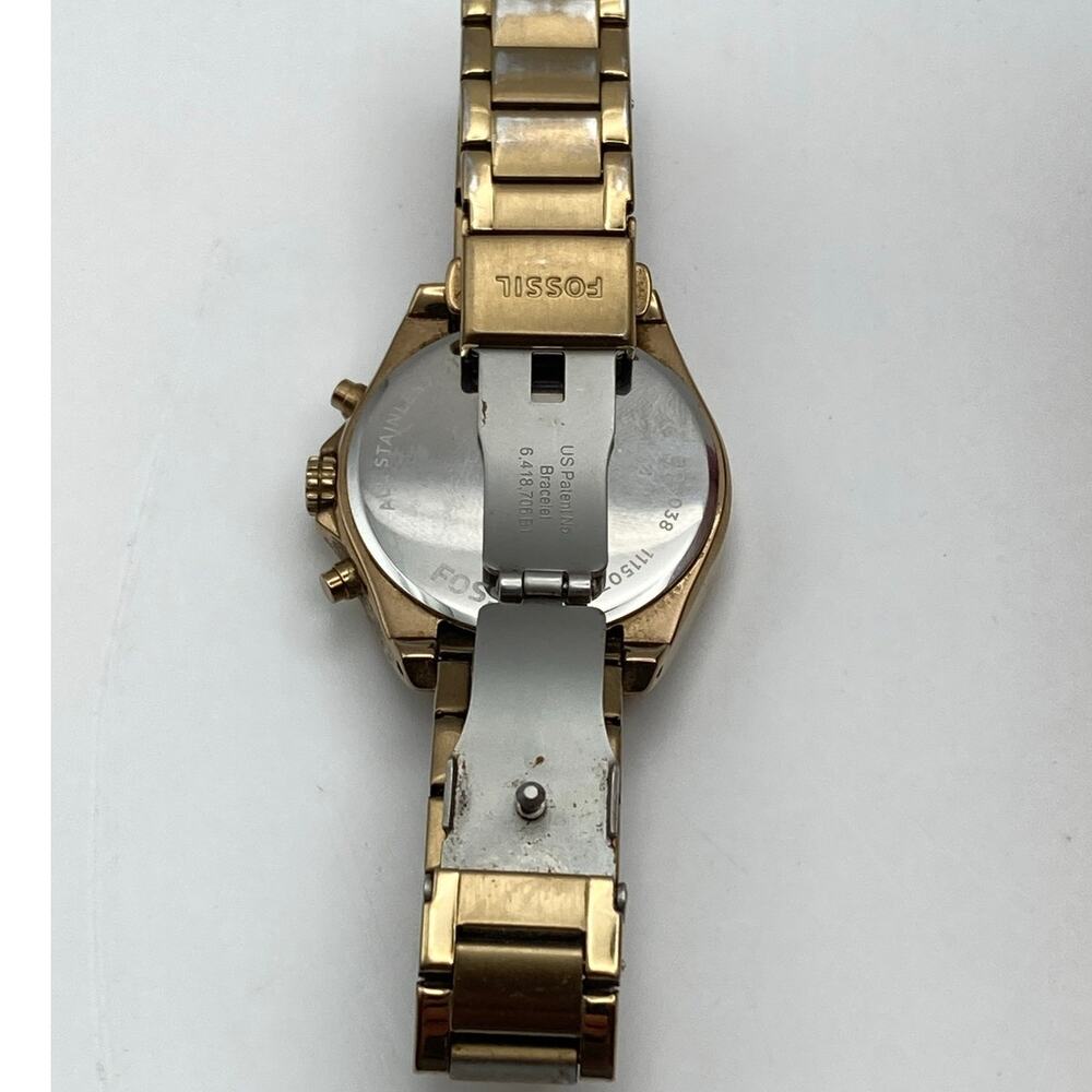 Fossil Modern Courier Chronograph Women's Watch 36mm - New Battery Wrist 5.5" WR - Picture 5 of 10